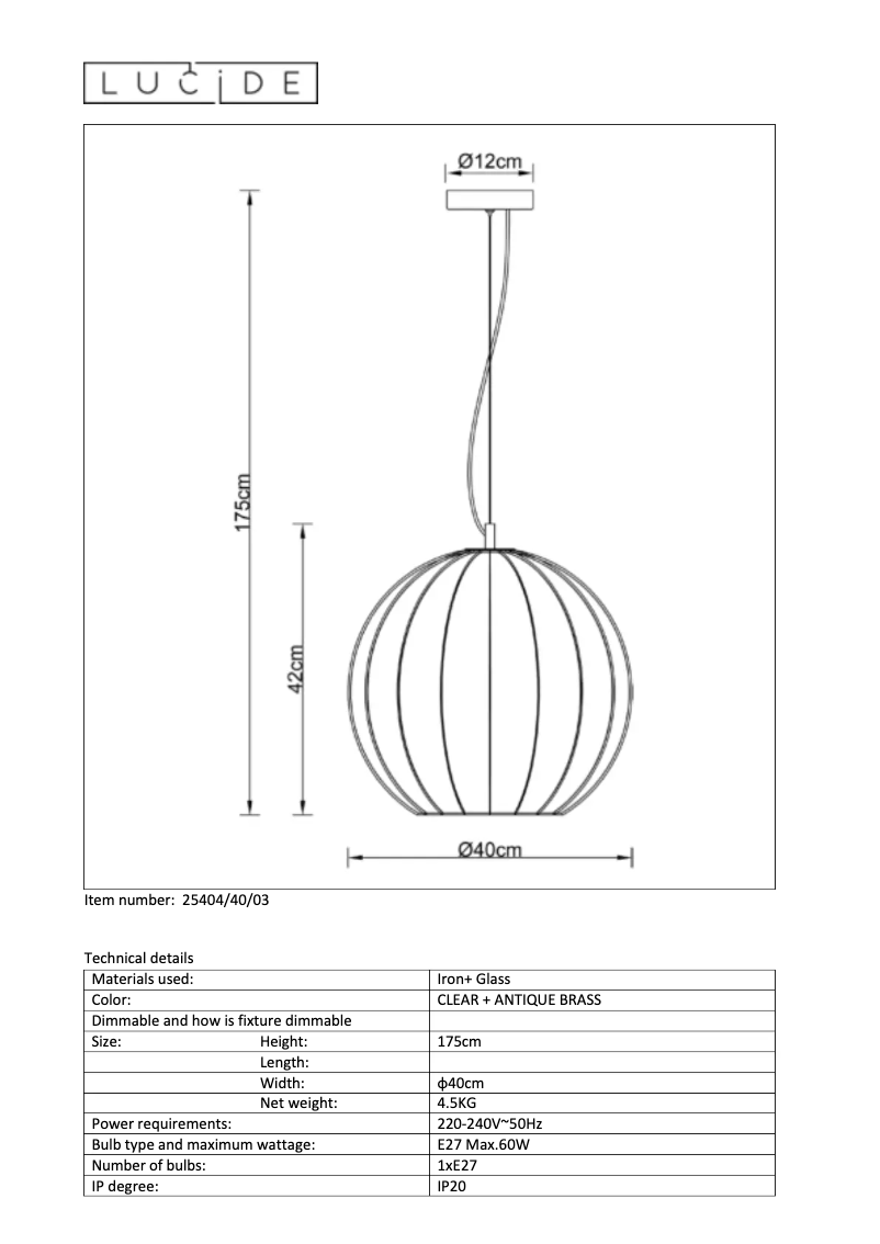 Página 1 del manual Manual de usuario Lucide Timius
