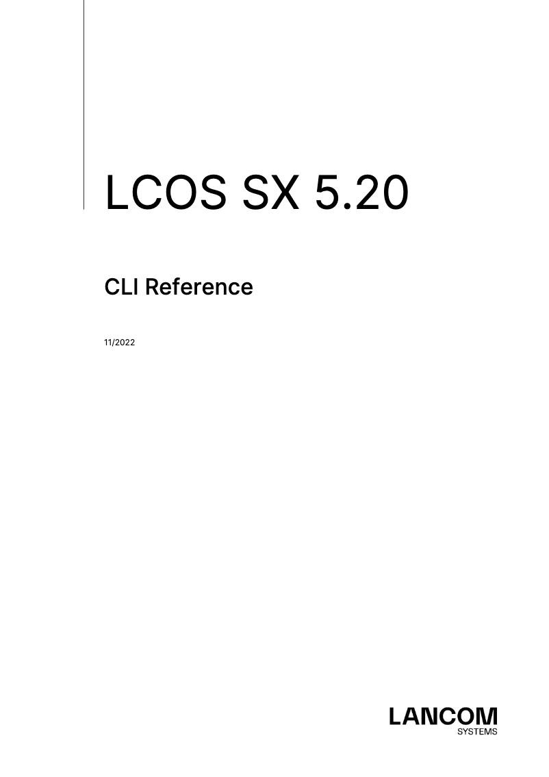 Page 1 de la notice Manuel utilisateur Lancom GS-4530X