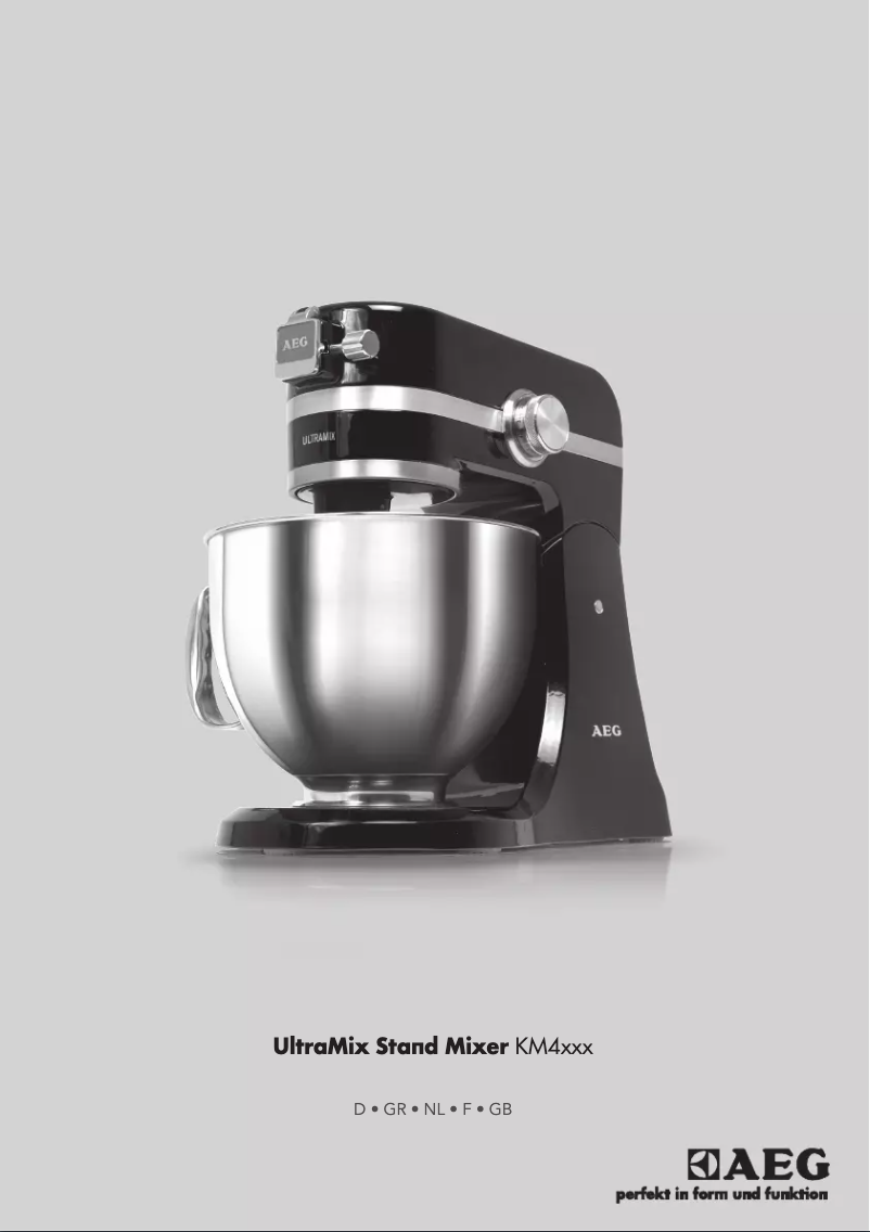 Page 1 de la notice Manuel utilisateur AEG KM4700