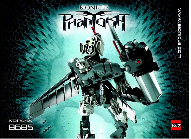 Page 1 of the manual User Manual Lego Bionicle 8685