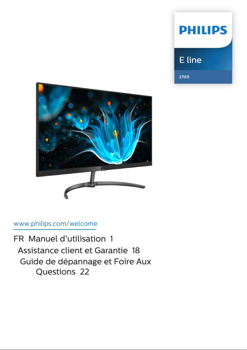 Página 1 del manual Manual de usuario Philips E Line 271E9