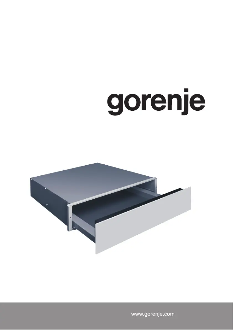 Page 1 of the manual User Manual Gorenje SD1400X