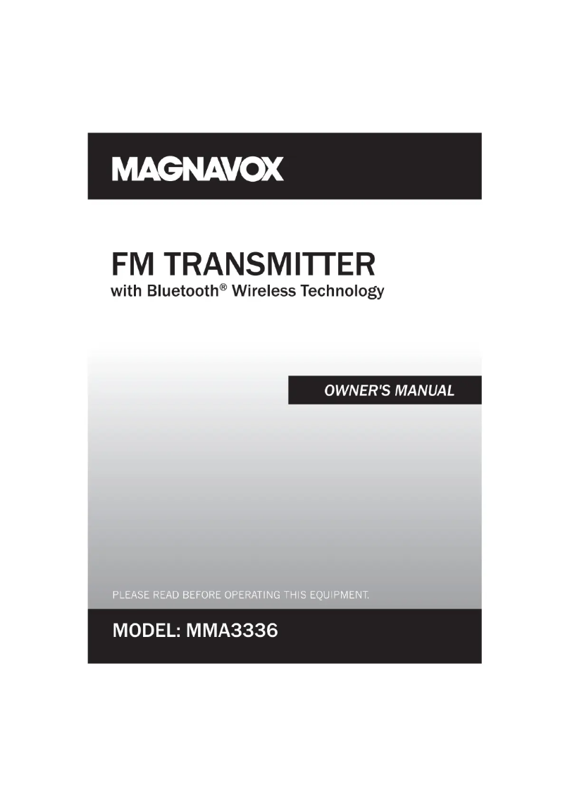 Page 1 de la notice Manuel utilisateur Magnavox MMA3336