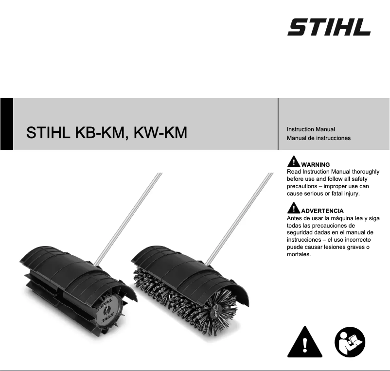 Page 1 of the manual User Manual Stihl KB-KM