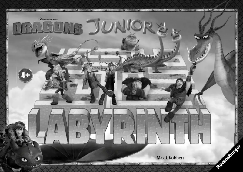 Página 1 del manual Manual de usuario Ravensburger Dragons Junior Labyrinth