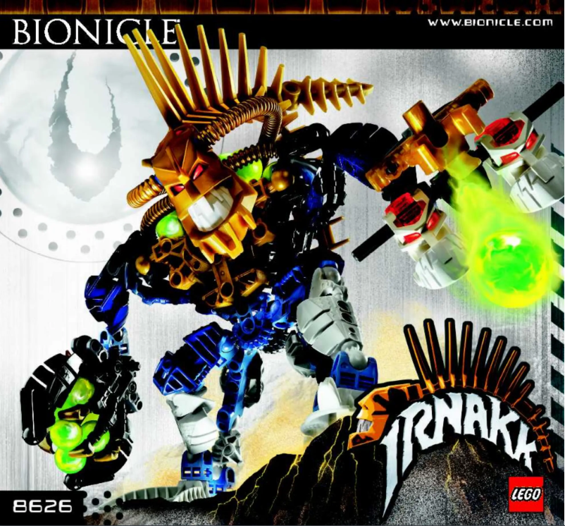 Page 1 of the manual User Manual Lego Bionicle 8626
