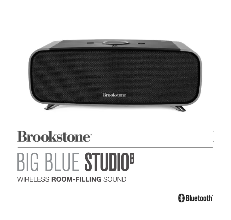 Page 1 de la notice Manuel utilisateur Brookstone Big Blue StudioB