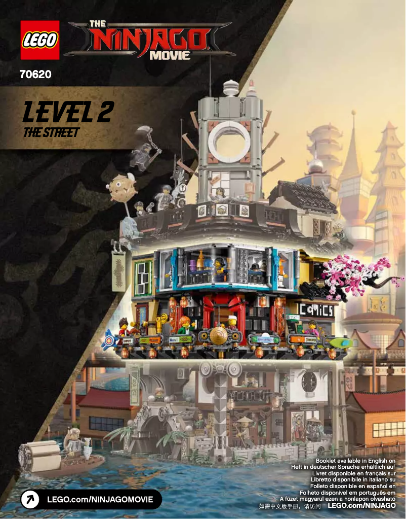 Image de la première page du manuel de l'appareil Ninjago 70620