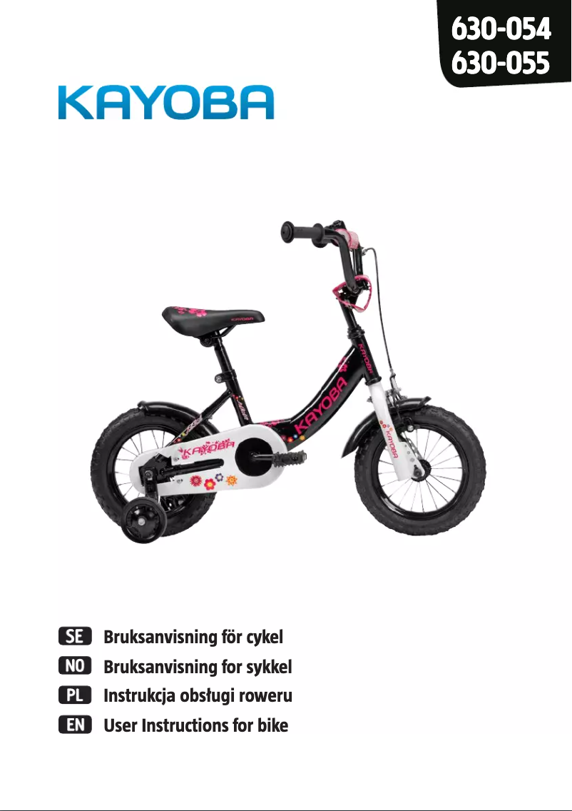 Page 1 de la notice Manuel utilisateur Kayoba Sara 630-055