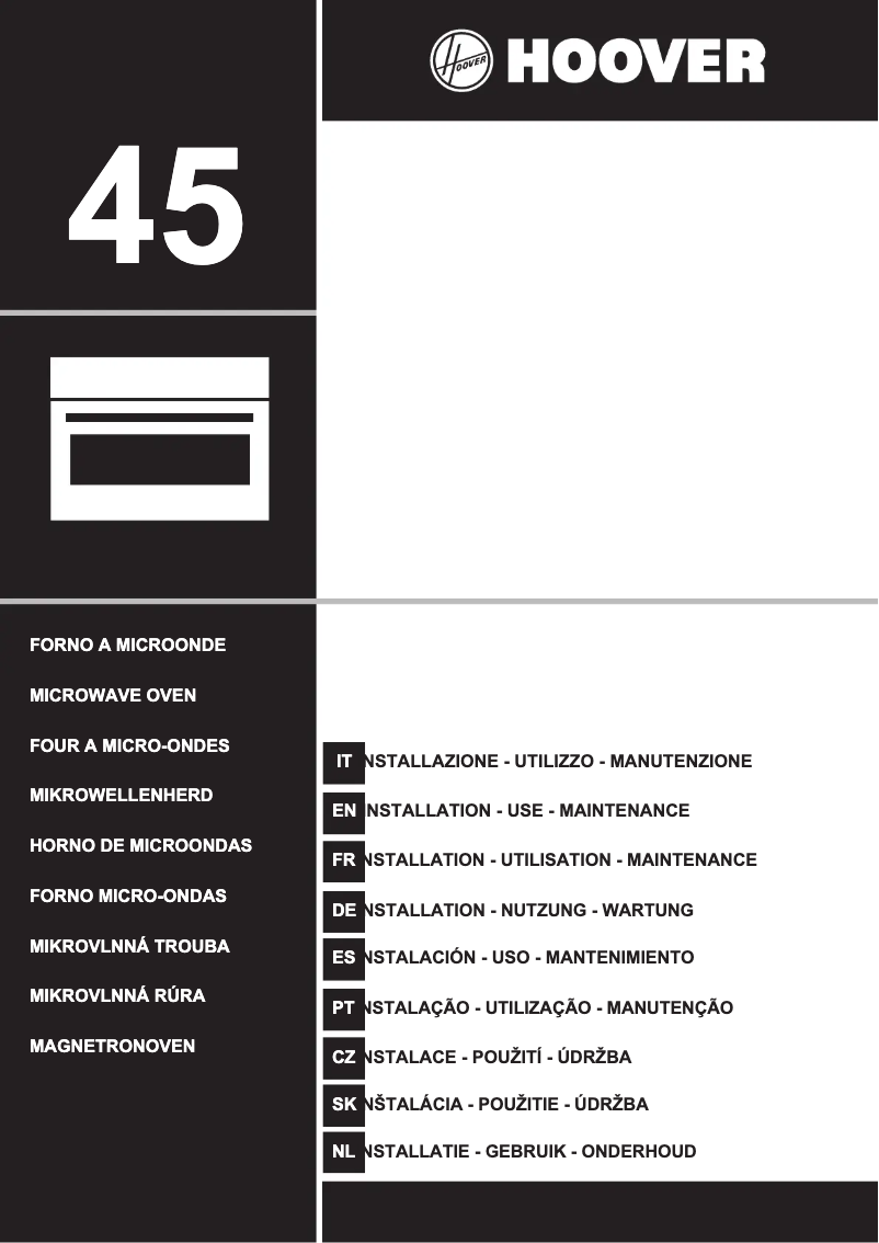 Página 1 del manual Manual de usuario Hoover HMG 280 X