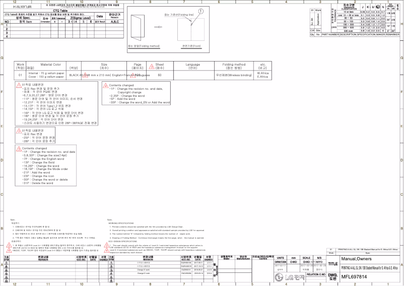 Page 1 de la notice Manuel utilisateur LG S4NQ24K2RJD