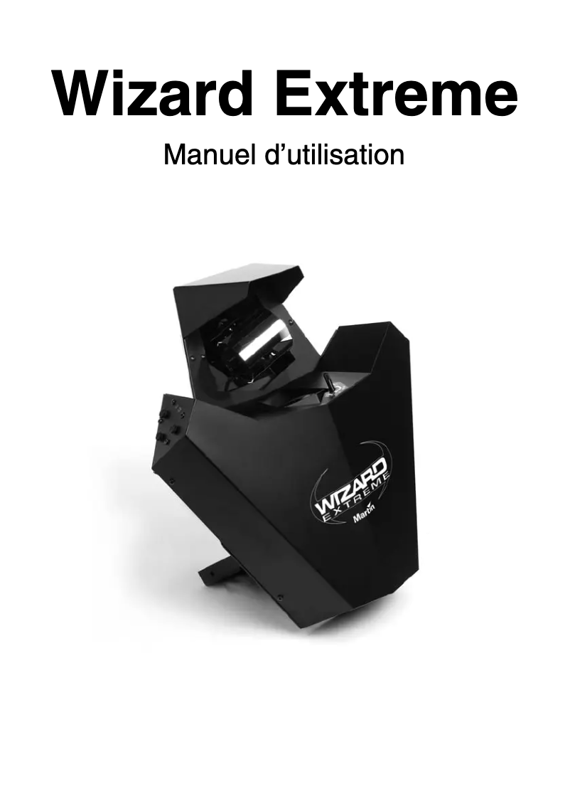 Página 1 del manual Manual de usuario Martin Wizard Extreme