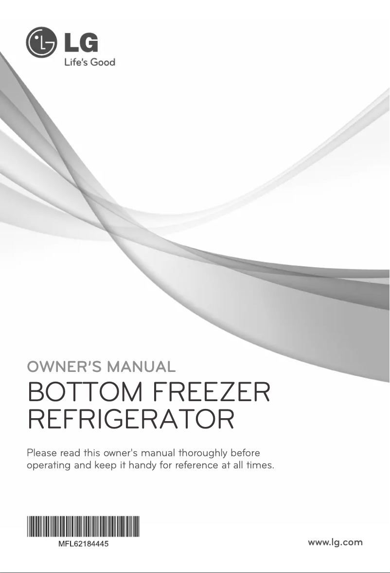 Page 1 de la notice Manuel utilisateur LG GR-D730SL