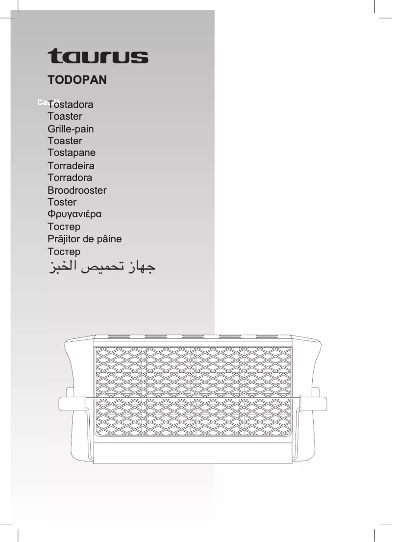 Page 1 de la notice Manuel utilisateur Taurus Todopan