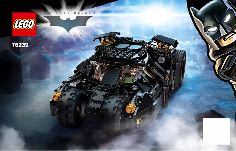 Page 1 de la notice Manuel utilisateur Lego Batmobile Tumbler 6239