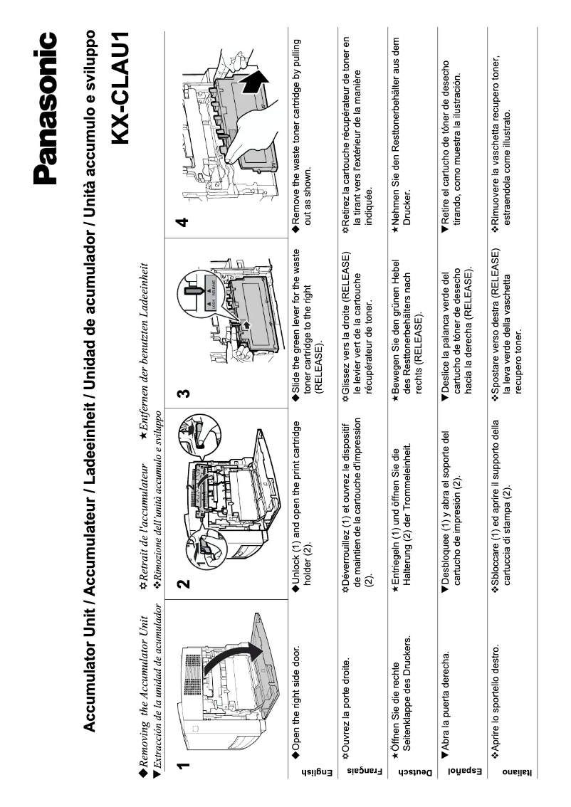 Página 1 del manual Manual de usuario Panasonic KX-CLAU1