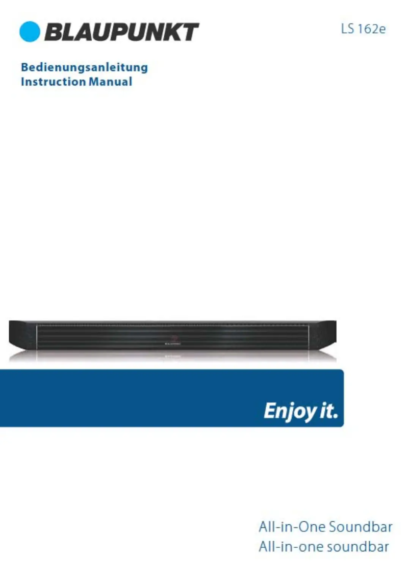 Page 1 of the manual User Manual Blaupunkt LS162e