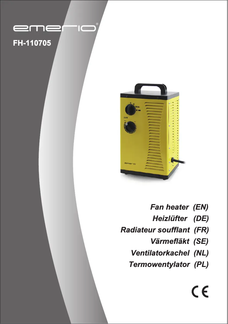 Página 1 del manual Manual de usuario Emerio FAN-110705