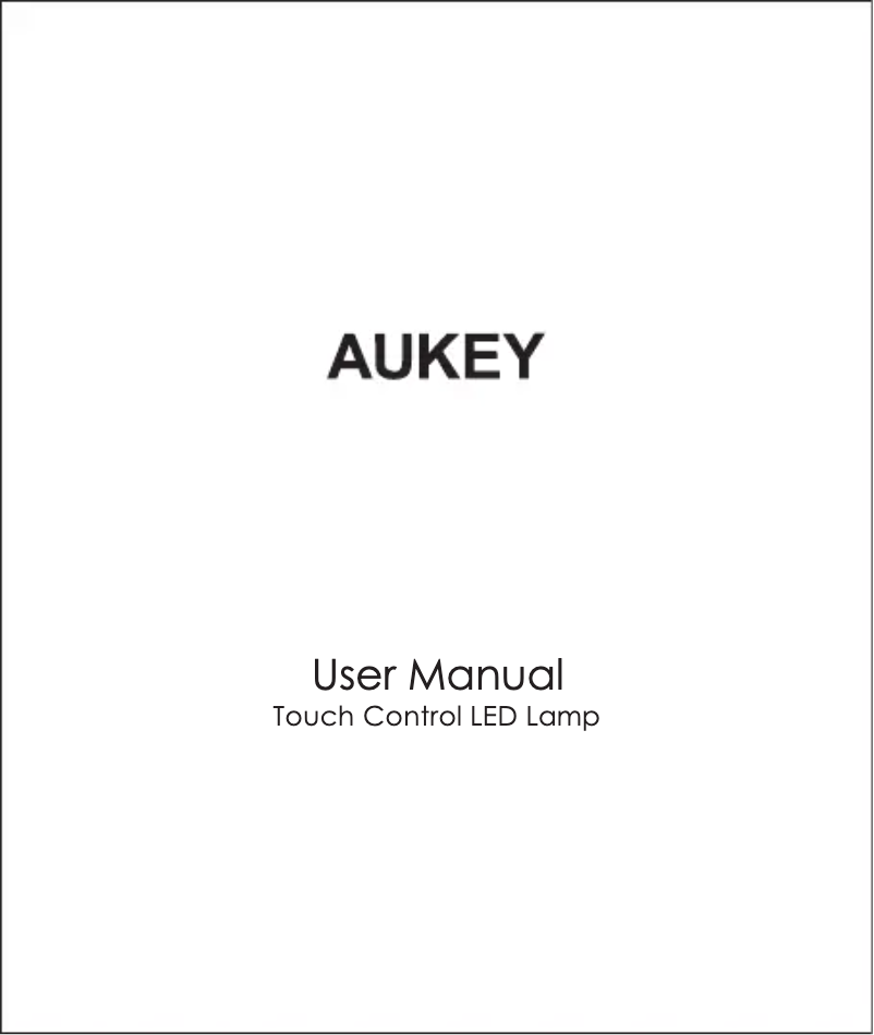 Page 1 de la notice Manuel utilisateur Aukey PF-C1