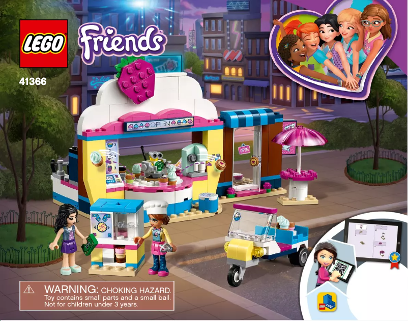 Page 1 de la notice Manuel utilisateur Lego Friends 41366