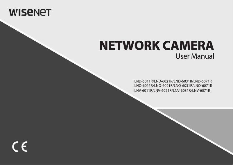 Page 1 de la notice Manuel utilisateur Wisenet LNO-6021R