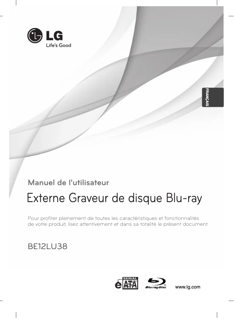 Page 1 de la notice Manuel utilisateur LG BE12LU38