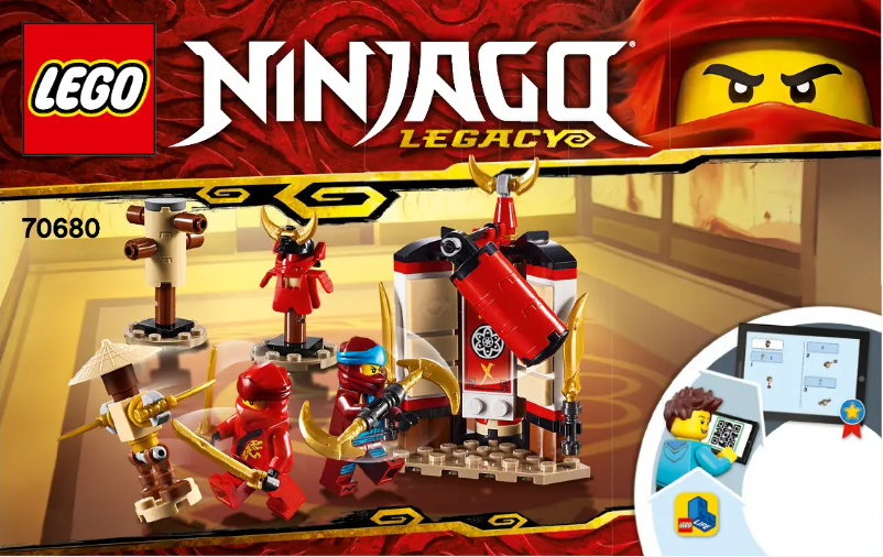 Page 1 de la notice Manuel utilisateur Lego Ninjago 70680