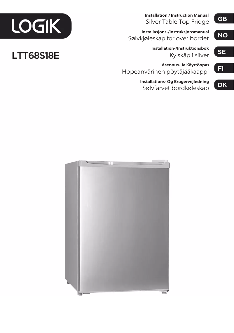 Page 1 of the manual User Manual Logik LTT68S18E