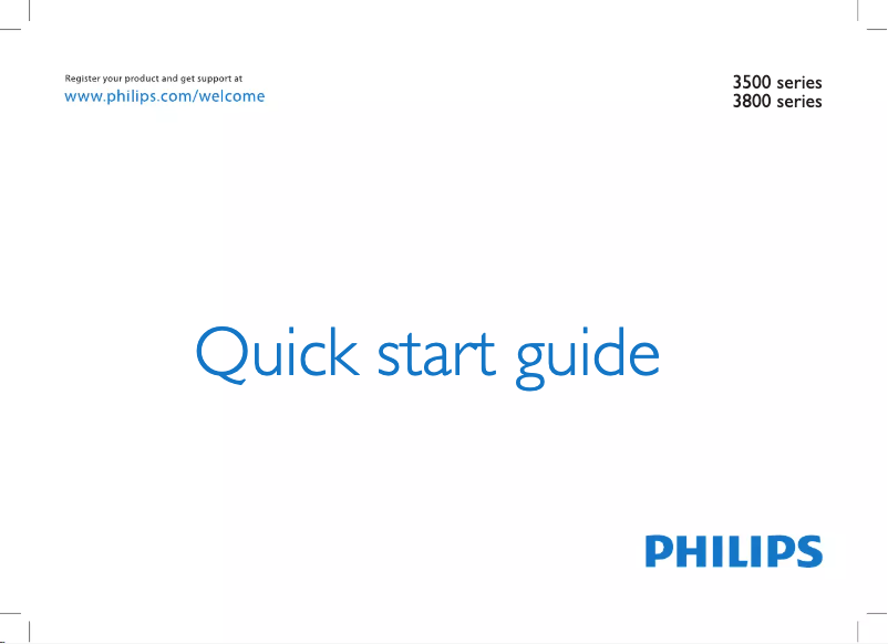 Page 1 of the manual Quick Start Guide Philips 37PFL3507H