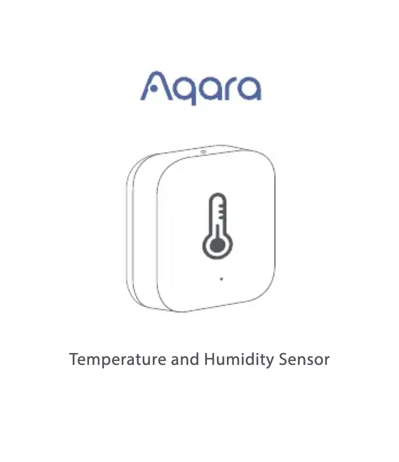 Page 1 de la notice Manuel utilisateur Aqara Temperature and Humidity Sensor