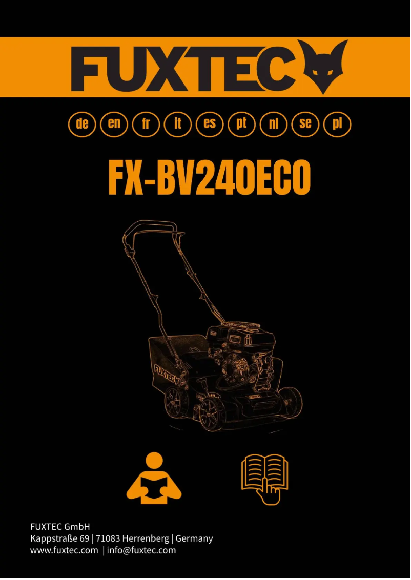 Page 1 de la notice Manuel utilisateur Fuxtec FX-BV240 ECO