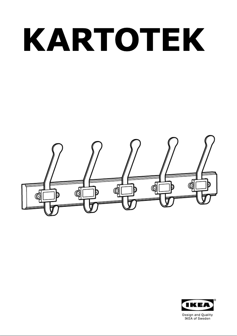 Page 1 de la notice Instructions / montage Ikea TOFTBYN