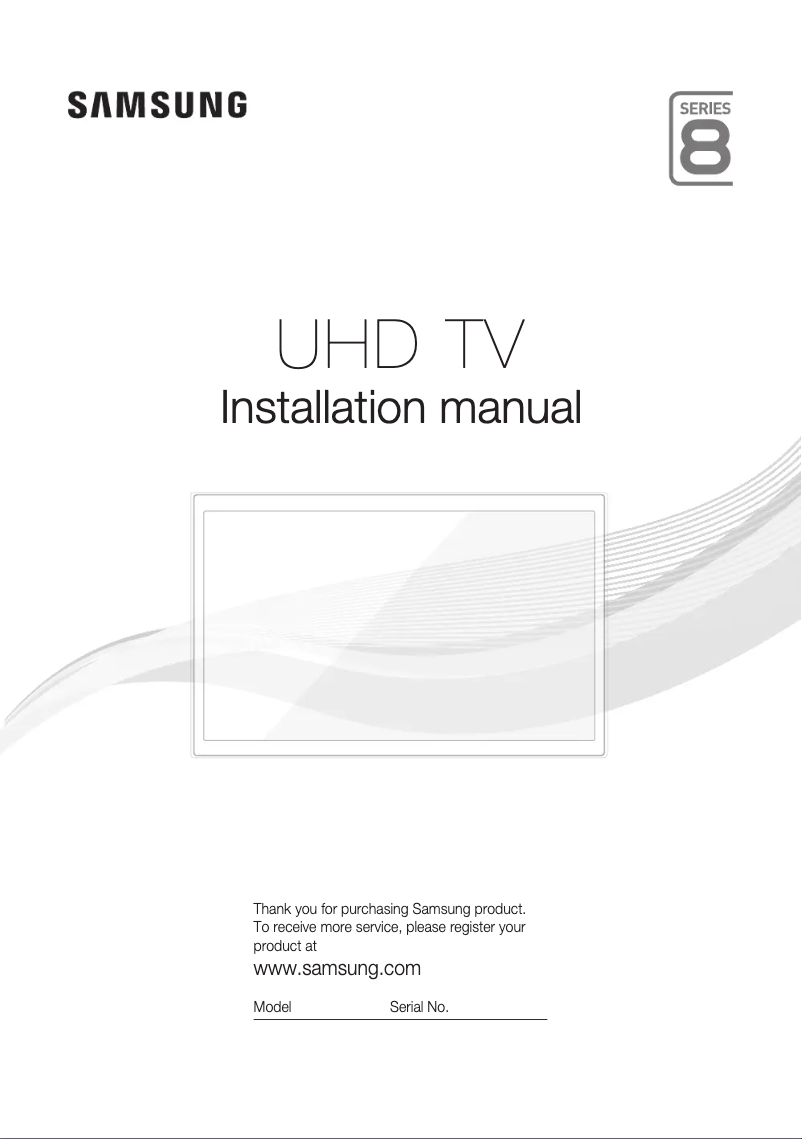 Página 1 del manual Manual de usuario Samsung HG65AD890WK