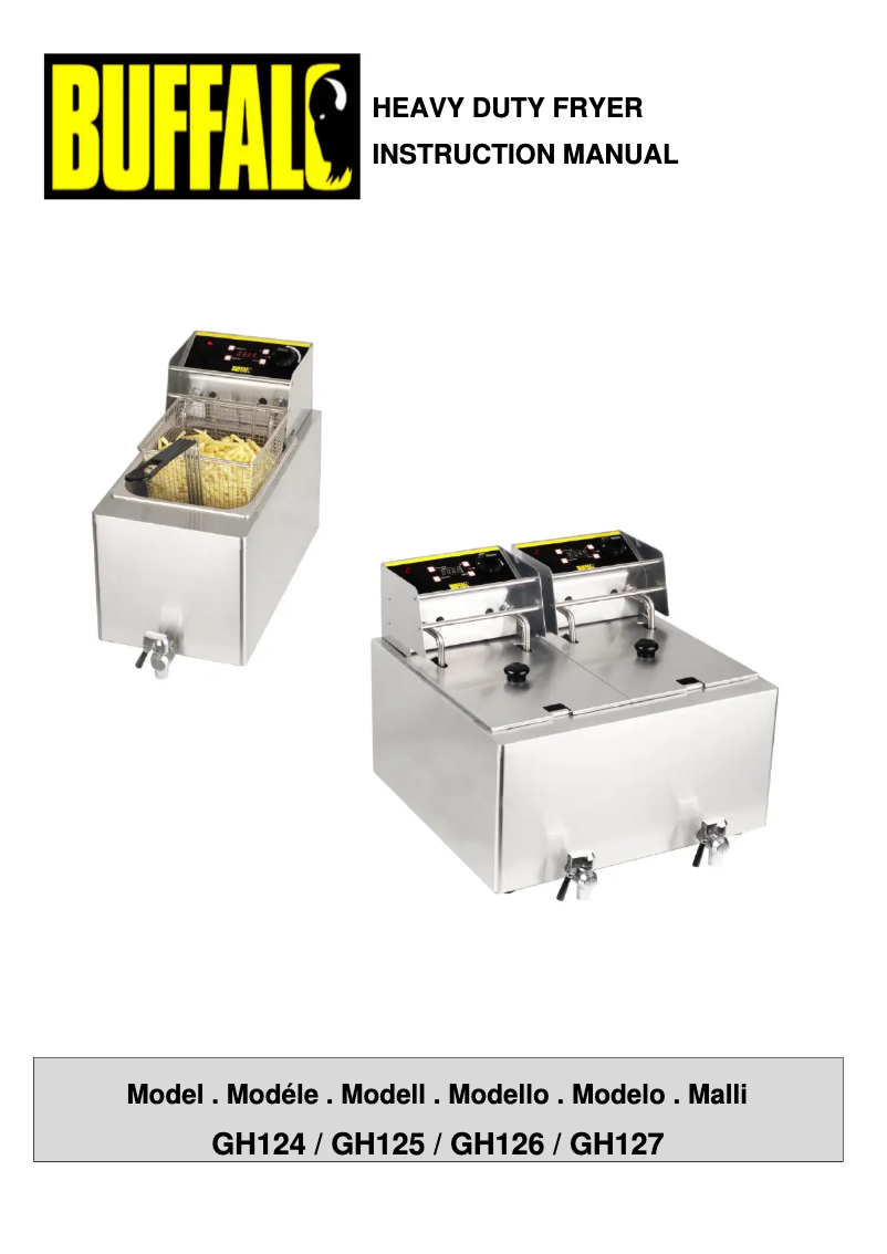 Page 1 de la notice Manuel utilisateur Buffalo GH126
