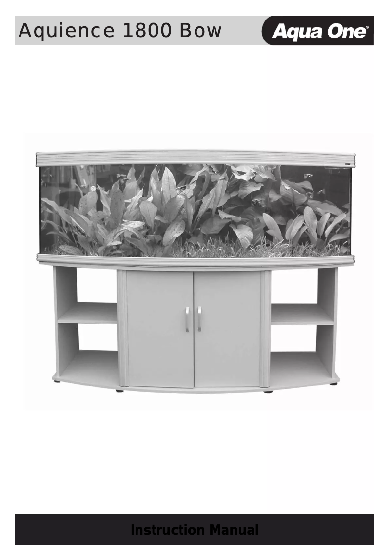 Page 1 of the manual User Manual Aqua One Aquience 1800 Bow