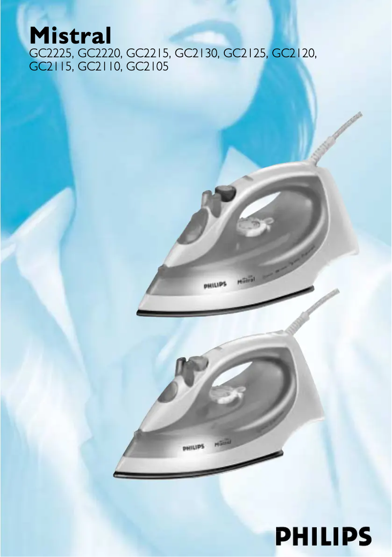 Página 1 del manual Manual de usuario Philips Mistral GC2130