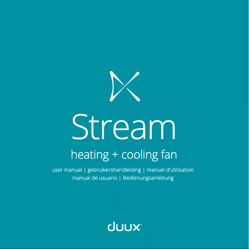 Page 1 de la notice Manuel utilisateur Duux Stream DXHCF01