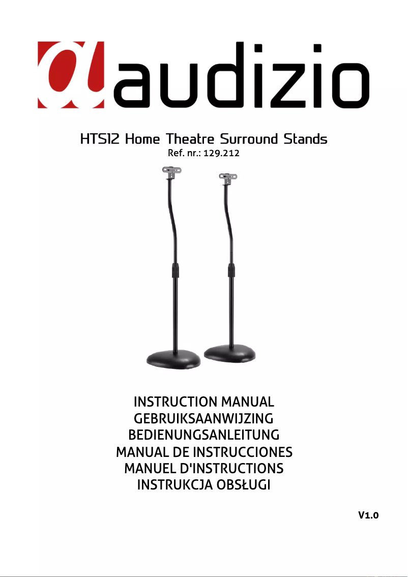 Page 1 de la notice Manuel utilisateur Audizio HTS12