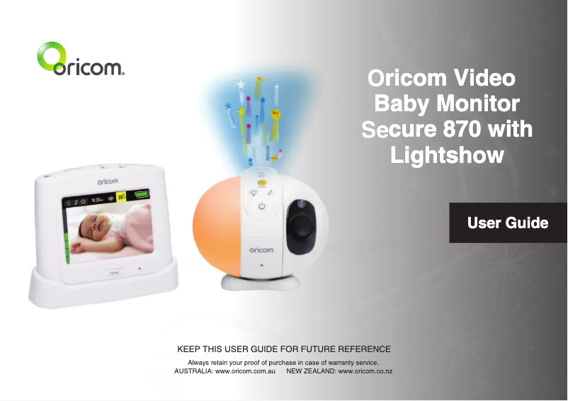 Página 1 del manual Manual de usuario Oricom BS7SC870WH