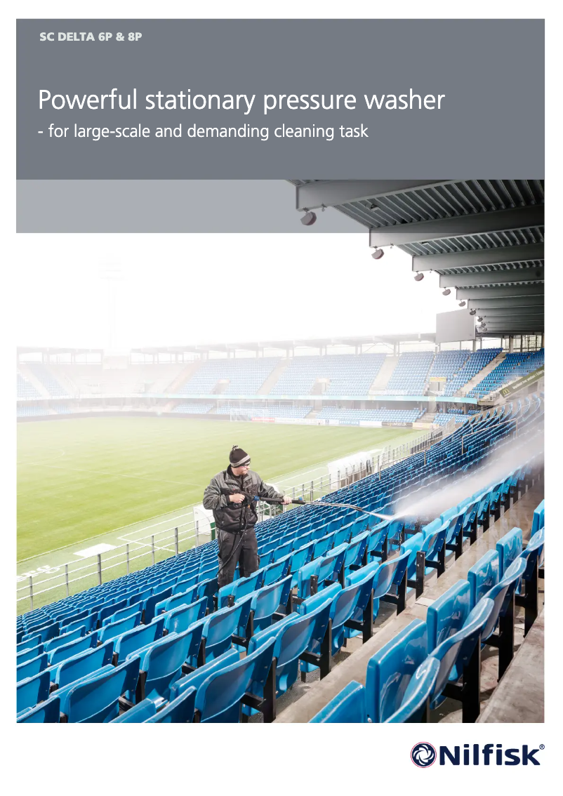 Page 1 de la notice Brochure Nilfisk SC DELTA 8P