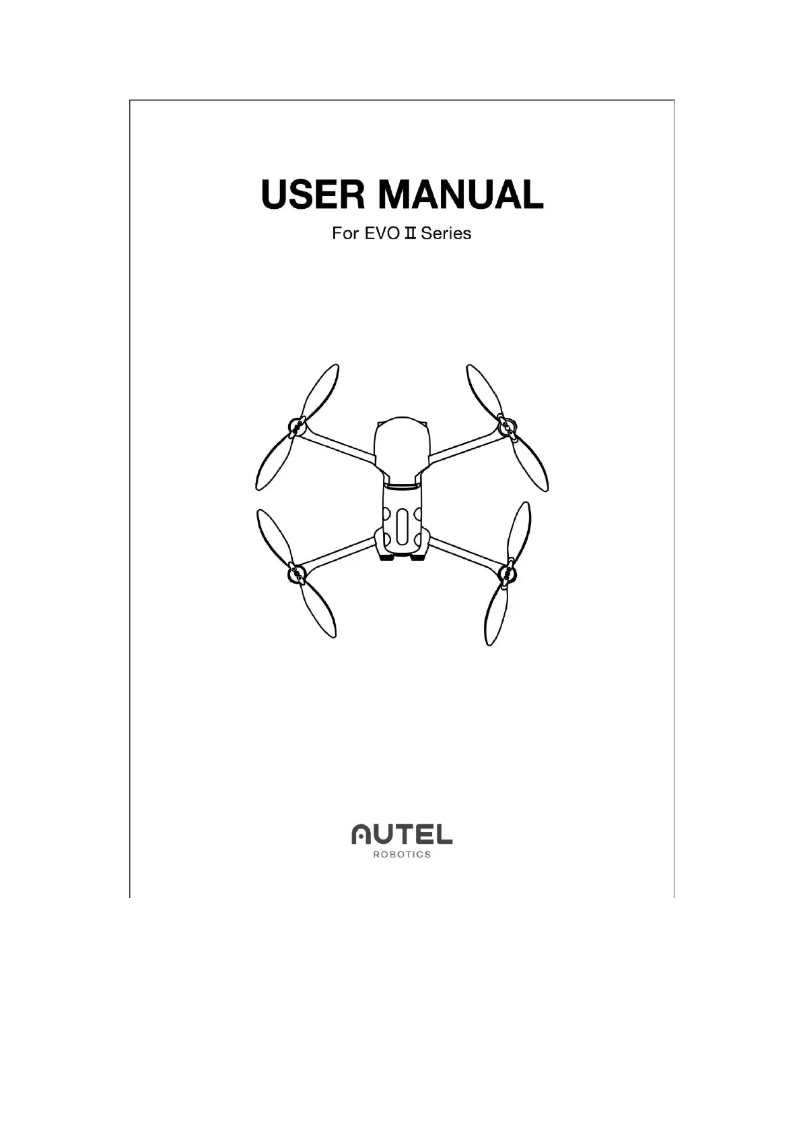 Page 1 de la notice Manuel utilisateur Autel EVO II Pro