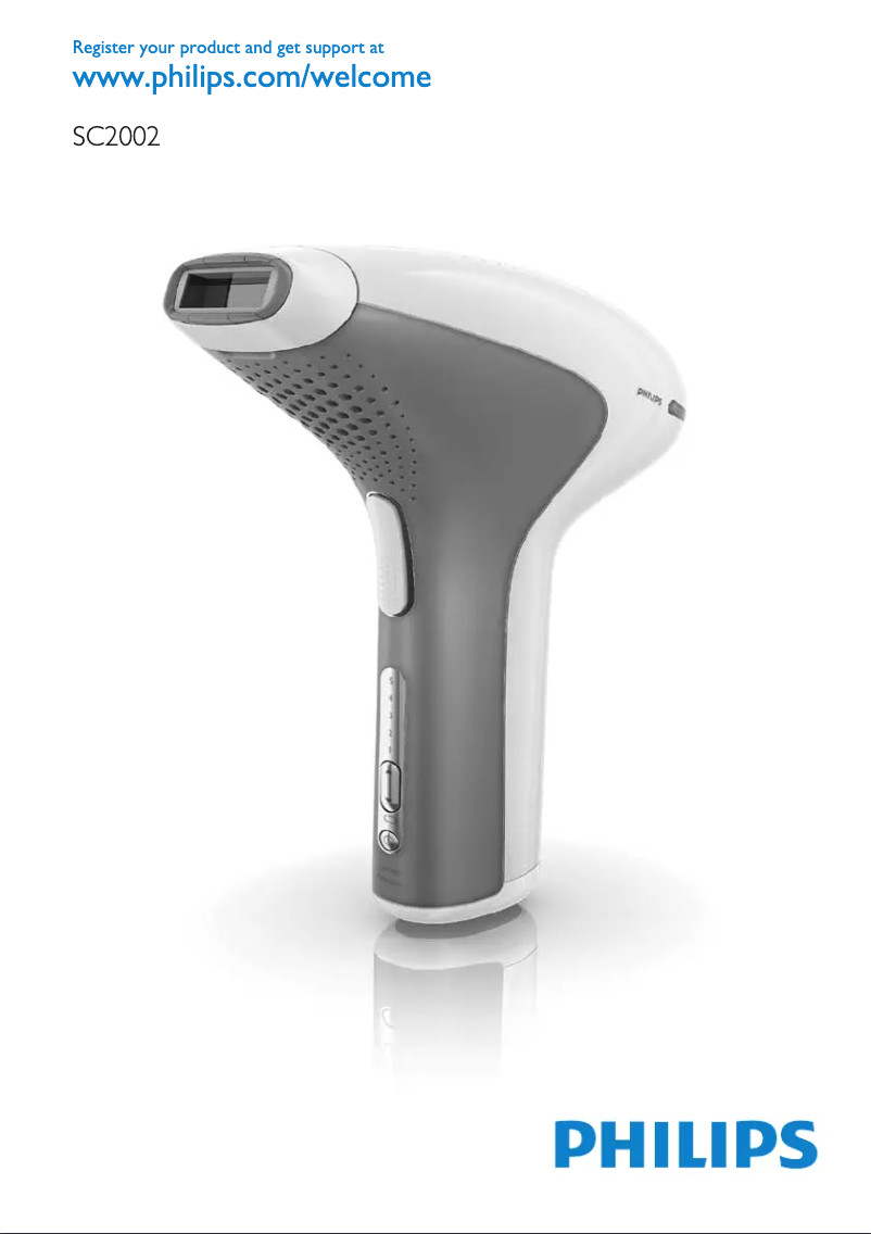 Página 1 del manual Manual de usuario Philips Bikini Perfect HP6375