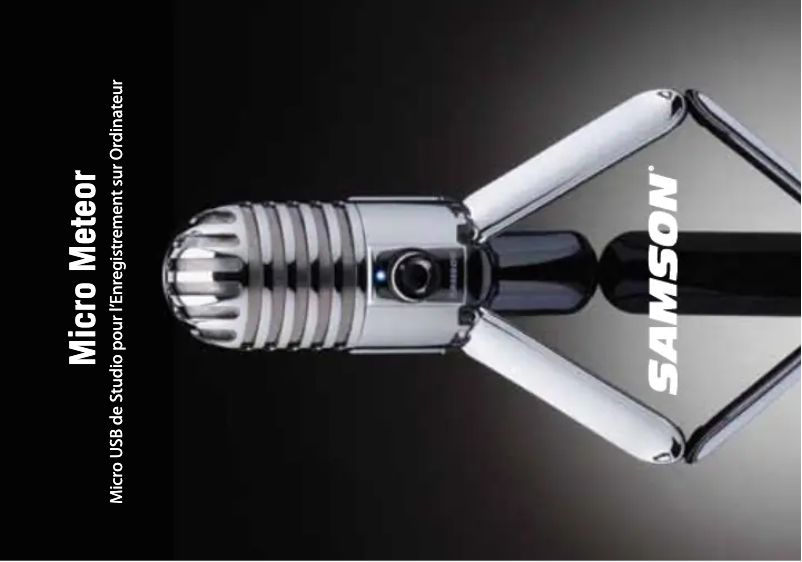 Page 1 de la notice Manuel utilisateur Samson Meteor Mic