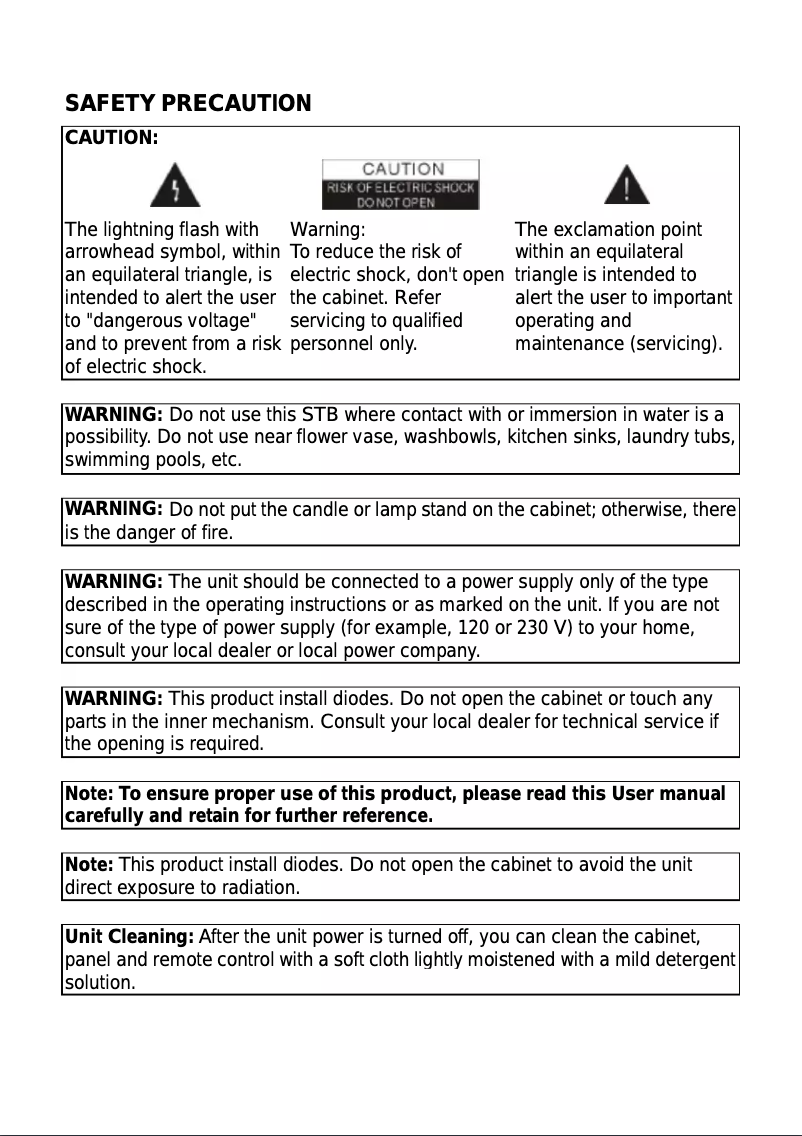 Page 1 de la notice Manuel utilisateur MVision S-3