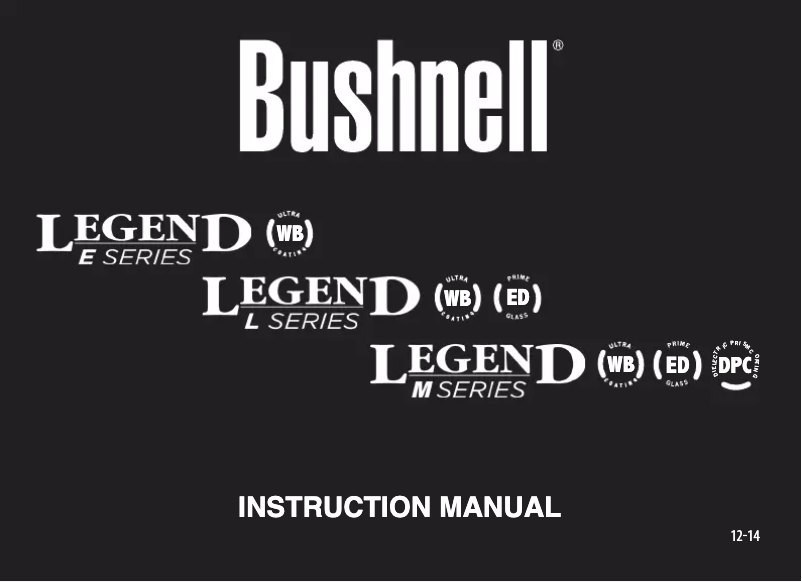 Page 1 de la notice Manuel utilisateur Bushnell Legend Ultra