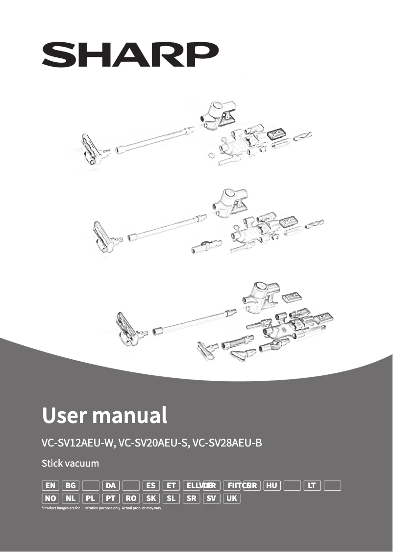 Página 1 del manual Manual de usuario Sharp VC-SV20AEU