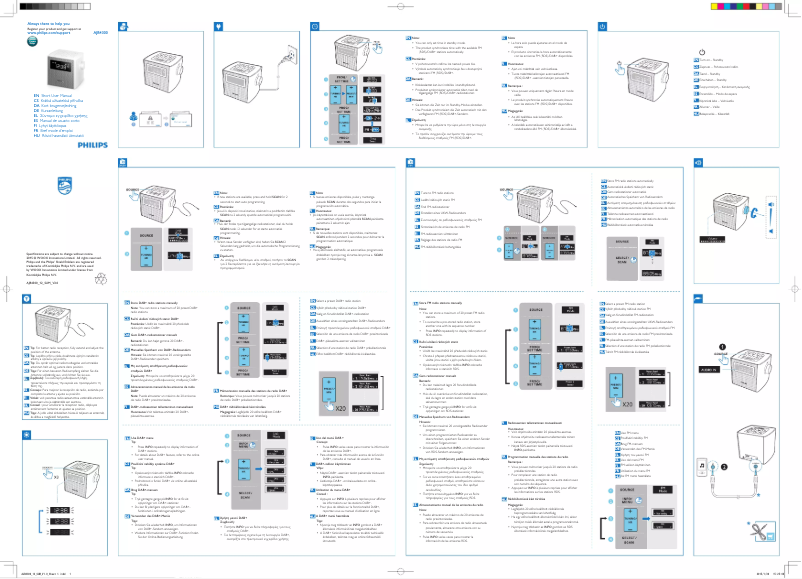 Página 1 del manual Manual de usuario Philips AJB4300W