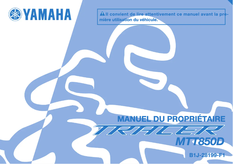 Page 1 de la notice Manuel utilisateur Yamaha TRACER 9 GT (2019)