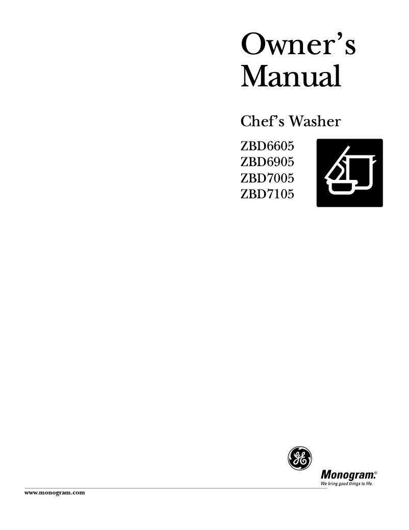 Page 1 of the manual Use and Maintenance Manual GE ZBD7005GII