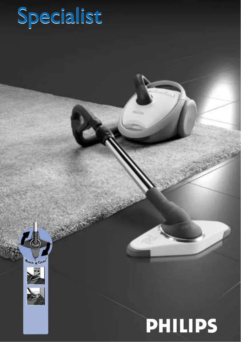 Page 1 of the manual User Manual Philips FC8338